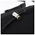 PRADA Shoulder Bag Nylon Black Silver Auth ka6507 Silvery - view 9