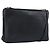Céline Bolsa de Ombro CELINE Trio em Couro Preto e Ouro Auth 206031 Dourado