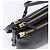 Céline Bolsa de Ombro CELINE Trio em Couro Preto e Ouro Auth 206031 Dourado - vista 20