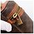 Céline Necessaire per cosmetici CELINE Macadam Canvas PVC Pelle Marrone Oro Auth 205380A D'oro - vista 17