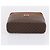 Céline Necessaire per cosmetici CELINE Macadam Canvas PVC Pelle Marrone Oro Auth 205380A D'oro - vista 5