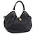 Borsa a mano LOUIS VUITTON Mahina L Pelle Nera M95765 LV Auth 207687V Nero