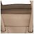 Céline Bolso de mano CELINE Luggage Micro Shopper de piel Beige Silver Auth 206453A Plata - vista 18