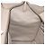 Céline Bolso de mano CELINE Luggage Micro Shopper de piel Beige Silver Auth 206453A Plata - vista 22