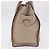 Céline Bolso de mano CELINE Luggage Micro Shopper de piel Beige Silver Auth 206453A Plata - vista 3