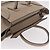 Céline Bolso de mano CELINE Luggage Micro Shopper de piel Beige Silver Auth 206453A Plata - vista 7