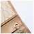 Borsa a tracolla Christian Dior Honeycomb Canvas Chain PVC Beige Gold Auth 207466 D'oro - vista 11