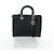 Christian Dior Canage Lady Dior Large Bag Lamb Skin 2way Black Auth BA16035V Nero Argento - vista 12
