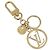 LOUIS VUITTON LV Circle Charm Metal Gold Tone M68000 LV Auth 205468M