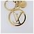 LOUIS VUITTON LV Circle Charm Metal Gold Tone M68000 LV Auth 205468M - Ansicht 10