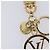 LOUIS VUITTON LV Circle Charm Metal Gold Tone M68000 LV Auth 205468M - Ansicht 3