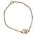 Bracciale Christian Dior Metallo Oro Auth 206851 D'oro