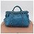 Miu Miu Handtasche Leder 2way Blau Silber Authentisch 167732M - Ansicht 12
