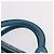 Miu Miu Handtasche Leder 2way Blau Silber Authentisch 167732M - Ansicht 14