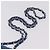 Borsa a tracolla CHANEL Chain Mini Matelasse in pelle d'agnello blu argento CC Auth 167777SM - vista 14