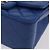 Borsa a tracolla CHANEL Chain Mini Matelasse in pelle d'agnello blu argento CC Auth 167777SM - vista 17