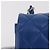 Borsa a tracolla CHANEL Chain Mini Matelasse in pelle d'agnello blu argento CC Auth 167777SM - vista 2