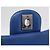 Borsa a tracolla CHANEL Chain Mini Matelasse in pelle d'agnello blu argento CC Auth 167777SM - vista 24