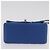 Borsa a tracolla CHANEL Chain Mini Matelasse in pelle d'agnello blu argento CC Auth 167777SM - vista 6