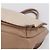 Borsa a mano Miu Miu Madras in pelle beige e oro autentica 207444 D'oro - vista 15