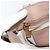 Borsa a mano Miu Miu Madras in pelle beige e oro autentica 207444 D'oro - vista 26