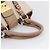 Borsa a mano Miu Miu Madras in pelle beige e oro autentica 207444 D'oro - vista 7