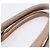 Borsa a mano Miu Miu Madras in pelle beige e oro autentica 207444 D'oro - vista 8
