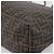 Borsa Tote FENDI Zucca Canvas PVC Nero Marrone 8BH185 Auth hk4222A - vista 16