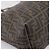 Borsa Tote FENDI Zucca Canvas PVC Nero Marrone 8BH185 Auth hk4222A - vista 17