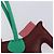 Hermès HERMES Rodeo PM Charm Leather Brown Green Auth LN083M Braun Grün - Ansicht 13