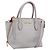 Borsa a mano Miu Miu Madras in pelle 2way Grigio Oro Auth am12683V Marrone D'oro