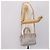 Borsa a mano Miu Miu Madras in pelle 2way Grigio Oro Auth am12683V Marrone D'oro - vista 29