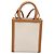 Céline CELINE Mini Vertical Cabas Handtasche Canvas 2way White Gold Auth BA15762M Weiß Golden - Ansicht 2