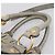 Miu Miu Handtasche Leder 2way Grau Gold Authentisch 167739M Braun Golden - Ansicht 14