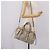 Miu Miu Handtasche Leder 2way Grau Gold Authentisch 167739M Braun Golden - Ansicht 26