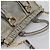 Miu Miu Handtasche Leder 2way Grau Gold Authentisch 167739M Braun Golden - Ansicht 6