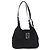 Borsa Tote FENDI Harako Leather Black Silver Auth 206741V Nero Argento