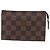 LOUIS VUITTON Damier Ebene Poche Toilette 15 Pouch N47548 LV Auth 167755M - vista 13