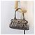 Borsa Salvatore Ferragamo Gancini effetto coccodrillo Silver Gold Auth 205427A Argento D'oro - vista 25