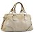 Borsa a mano Miu Miu in pelle oro autentica 205996 D'oro