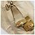Borsa a mano Miu Miu in pelle oro autentica 205996 D'oro - vista 22