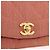 Borsa a catena con patta CHANEL Matelasse Diana Canvas Orange Gold CC Auth BA15758SAV D'oro Arancione - vista 19