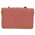 Borsa a catena con patta CHANEL Matelasse Diana Canvas Orange Gold CC Auth BA15758SAV D'oro Arancione - vista 2