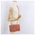 Borsa a catena con patta CHANEL Matelasse Diana Canvas Orange Gold CC Auth BA15758SAV D'oro Arancione - vista 30