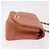 Borsa a catena con patta CHANEL Matelasse Diana Canvas Orange Gold CC Auth BA15758SAV D'oro Arancione - vista 4