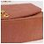 Borsa a catena con patta CHANEL Matelasse Diana Canvas Orange Gold CC Auth BA15758SAV D'oro Arancione - vista 7