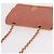Borsa a catena con patta CHANEL Matelasse Diana Canvas Orange Gold CC Auth BA15758SAV D'oro Arancione - vista 8