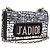 Borsa a tracolla con catena Christian Dior J'adior in pelle nera e argento Auth ka6468SAM Nero