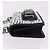 Borsa a tracolla con catena Christian Dior J'adior in pelle nera e argento Auth ka6468SAM Nero - vista 5