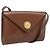 Céline Bolsa de Ombro CELINE Couro Marrom Dourado Auth 205342